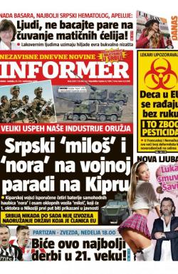 Informer - broj 2257, 21. sep 2019.