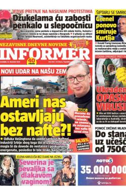 Informer - broj 3857, 16. dec 2024.