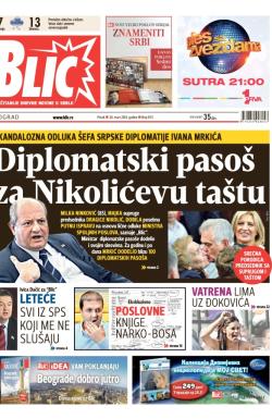 Blic - broj 6151, 28. mar 2014.