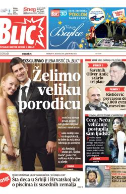 Blic - broj 6052, 15. dec 2013.