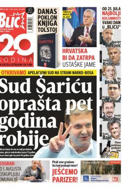 Blic - broj 6983, 23. jul 2016.