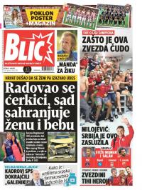 Blic - broj 7738, 31. avg 2018.