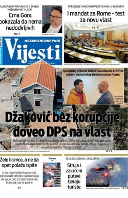 Vijesti - broj 8174, 10. jan 2021.