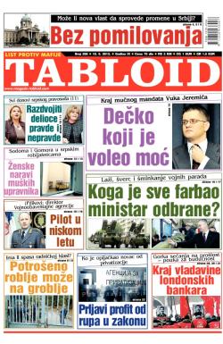 Tabloid - broj 258, 10. maj 2012.