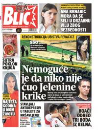 Blic - broj 7409, 29. sep 2017.