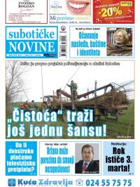 Nove Subotičke novine - broj 6, 7. feb 2014.