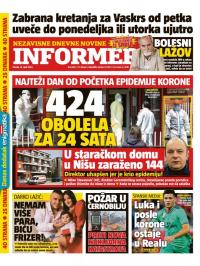 Informer - broj 2427, 14. apr 2020.