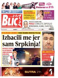 Blic - broj 6687, 25. sep 2015.