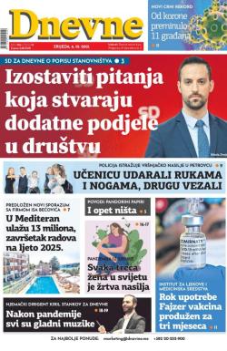 Dnevne novine - broj 3116, 6. okt 2021.