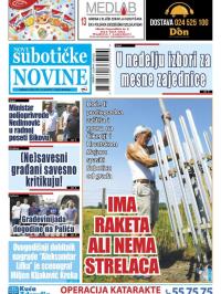 Nove Subotičke novine - broj 122, 5. jul 2019.