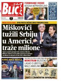 Blic - broj 7207, 8. mar 2017.