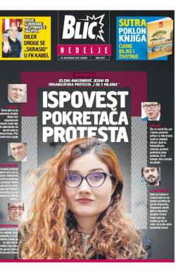 Blic - broj 8179, 24. nov 2019.