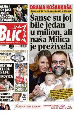 Blic - broj 7816, 17. nov 2018.