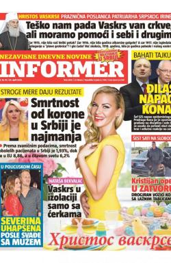 Informer - broj 2430, 17. apr 2020.