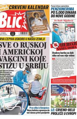 Blic - broj 8540, 4. dec 2020.