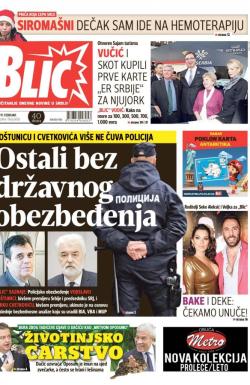 Blic - broj 6830, 19. feb 2016.