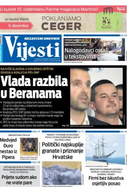 Vijesti - broj 9563, 9. dec 2024.