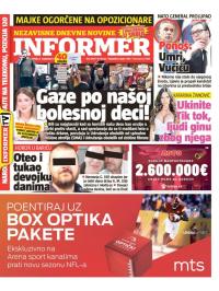 Informer - broj 3467, 8. sep 2023.