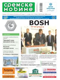 Sremske Novine - broj 2692, 3. okt 2012.