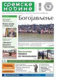 Sremske Novine - broj 2812, 21. jan 2015.