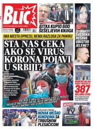 Blic - broj 8269, 27. feb 2020.