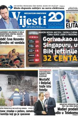 Vijesti - broj 6754, 11. jan 2017.