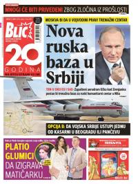 Blic - broj 6945, 15. jun 2016.