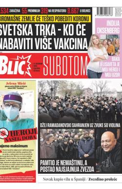 Blic - broj 8548, 12. dec 2020.