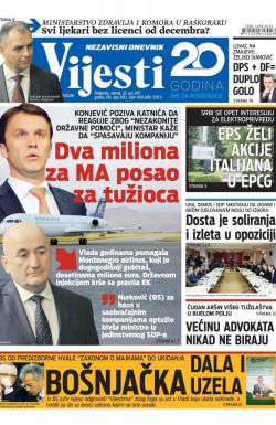 Vijesti - broj 6913, 20. jun 2017.