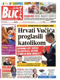 Blic - broj 6705, 13. okt 2015.