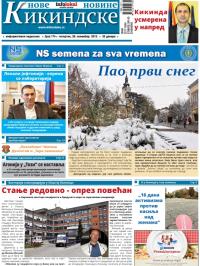 Nove kikindske novine - broj 174, 28. nov 2013.