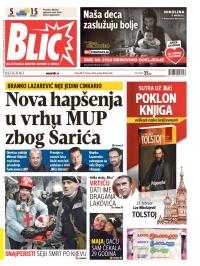 Blic - broj 6116, 21. feb 2014.