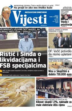 Vijesti - broj 6721, 6. dec 2016.