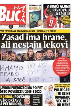 Blic - broj 7825, 26. nov 2018.