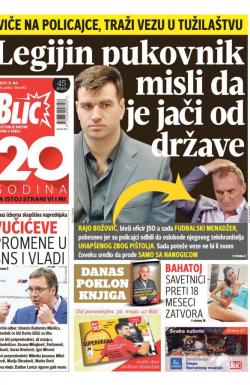 Blic - broj 6927, 28. maj 2016.