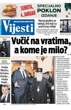 Vijesti - broj 7810, 3. jan 2020.