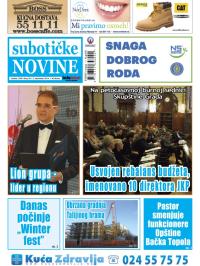 Nove Subotičke novine - broj 49, 5. dec 2014.