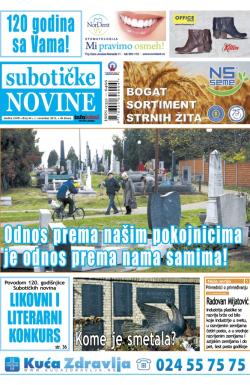 Nove Subotičke novine - broj 44, 1. nov 2013.