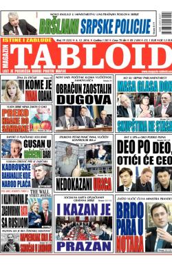 Tabloid - broj 019, 4. dec 2014.