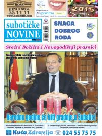 Nove Subotičke novine - broj 52, 26. dec 2014.