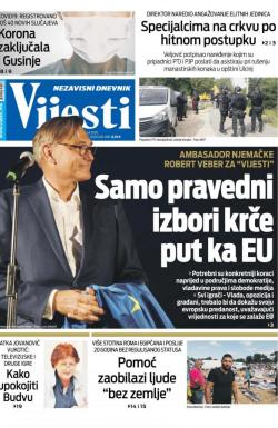 Vijesti - broj 7987, 3. jul 2020.