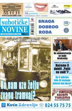 Nove Subotičke novine - broj 14, 4. apr 2014.