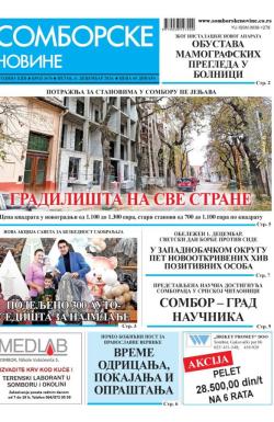 Somborske novine - broj 3676, 6. dec 2024.