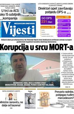 Vijesti - broj 7749, 1. nov 2019.