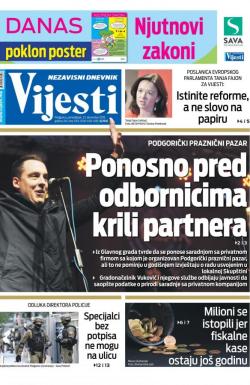 Vijesti - broj 7801, 23. dec 2019.