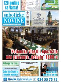 Nove Subotičke novine - broj 46, 13. nov 2015.