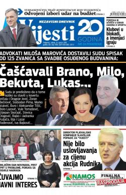 Vijesti - broj 7109, 24. jan 2018.