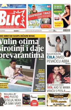 Blic - broj 6398, 3. dec 2014.