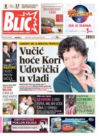 Blic - broj 6150, 27. mar 2014.