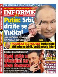 Informer - broj 3892, 30. jan 2025.